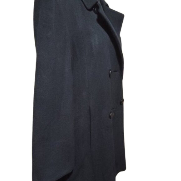 Pierrette Beautiful Long Cashmere Coat, Size 6 Petite - Made in Switzerland BL - Picture 2 of 12